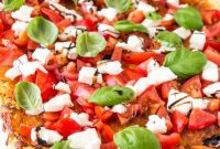 Puff Pastry Pizza with Fresh Tomato and Mozzarella