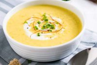 Velvety Curried Corn Soup