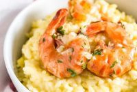 Golden Thread Shrimp Risotto