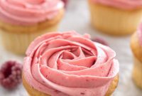 Bright Raspberry Lemon Cupcakes