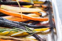 Brown Butter Maple Infused Roasted Rainbow Carrots