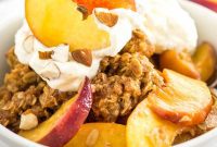 Sweet Summer Fresh Peach Crisp