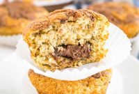 Nutella Swirl Banana Muffins