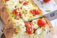 Mediterranean Feta Tomato French Bread