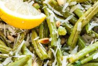 Golden Parmesan Roasted Green Beans