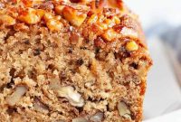 Golden Banana Walnut Loaf