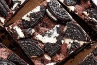 Decadent Oreo Fudge Brownies