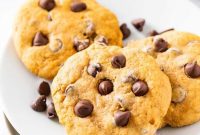 Cozy Autumn Pumpkin Chocolate Chip Cookies