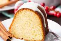 Holiday Eggnog Cake