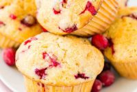 Zesty Orange Cranberry Muffins
