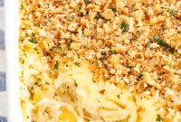Tangy Kraut and Creamy Potato Bake