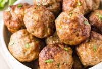 Juicy Air Fryer Meatballs in Minutes