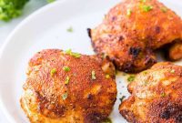 Crispy Air Fryer Chicken Thighs
