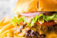 Juicy Air Fryer Burgers