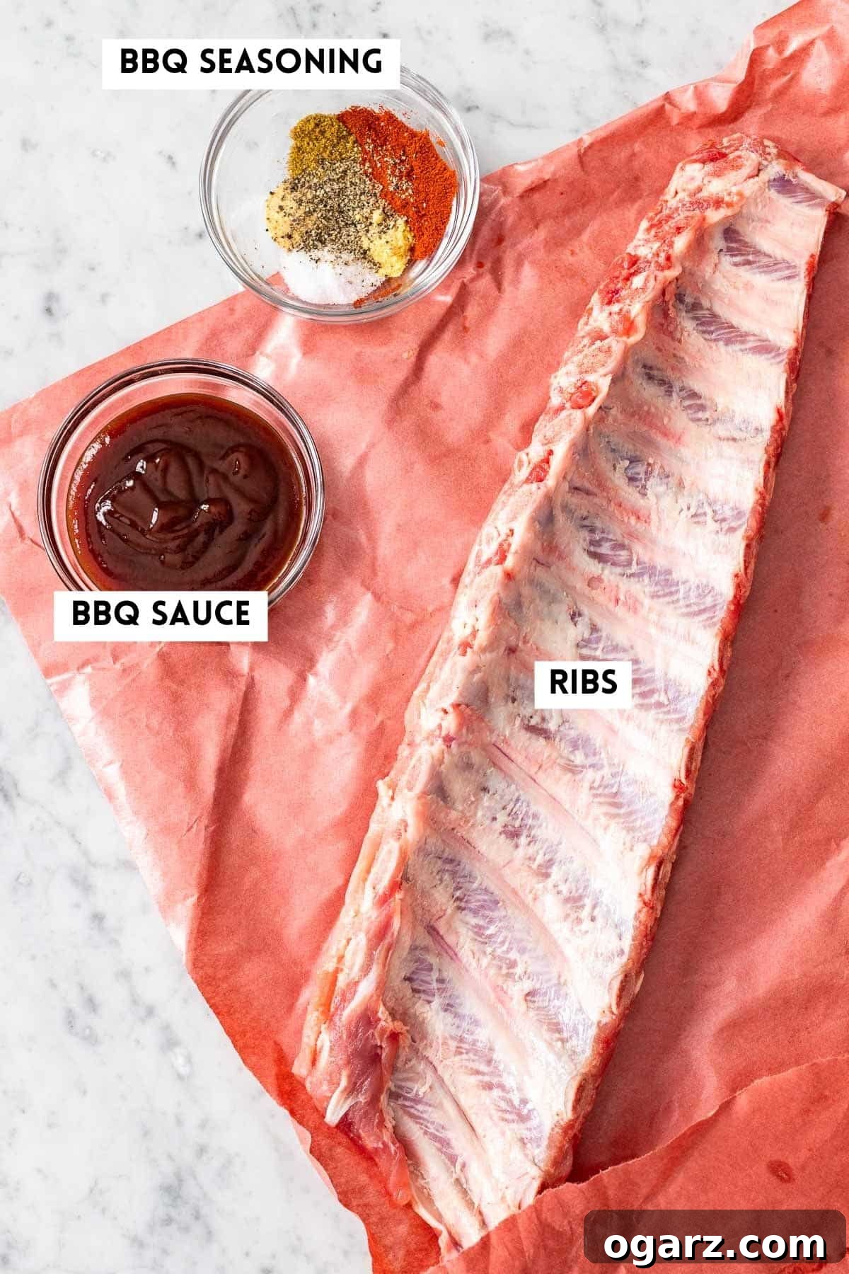 Perfect Air Fryer Ribs 3 Ingredients needed for Air Fryer Ribs