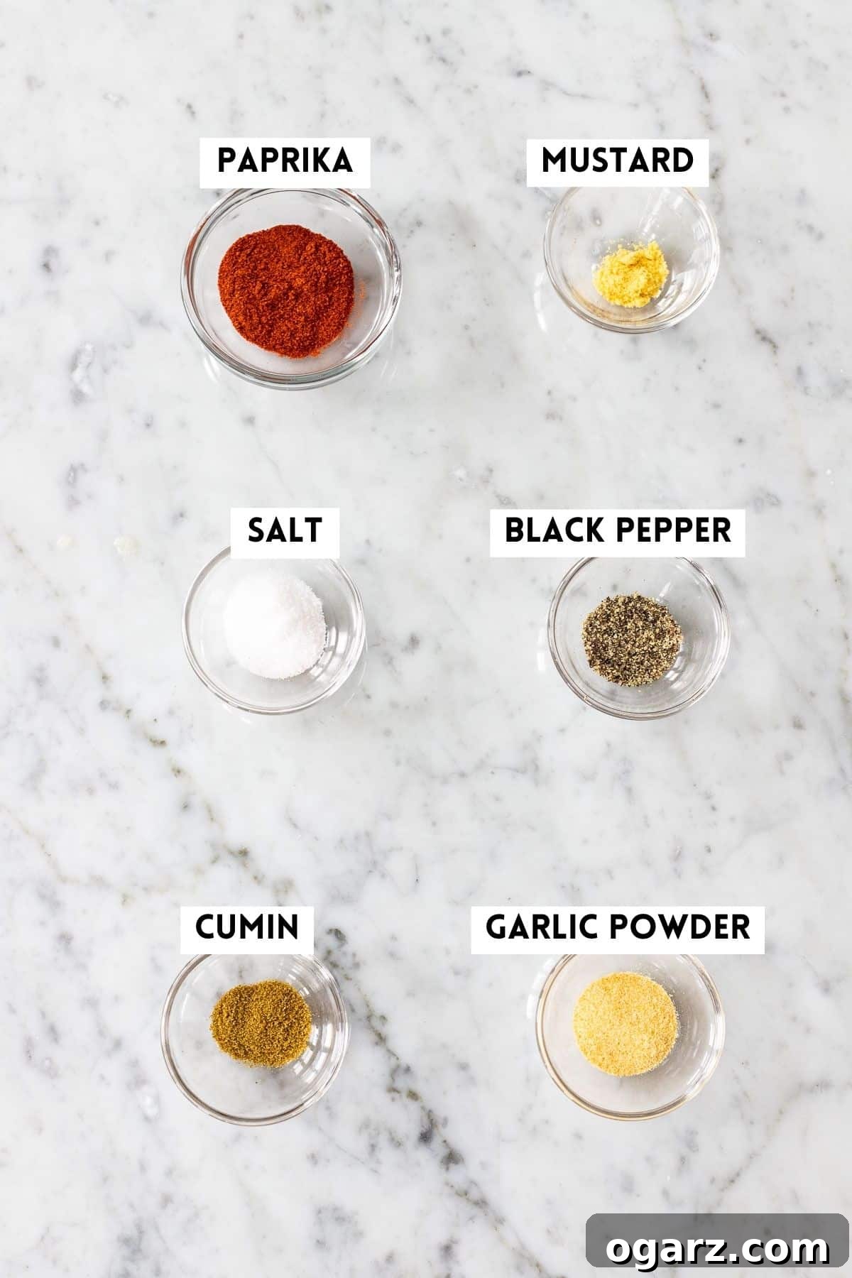 Ultimate Barbecue Blend 3 Ingredients for BBQ seasoning.