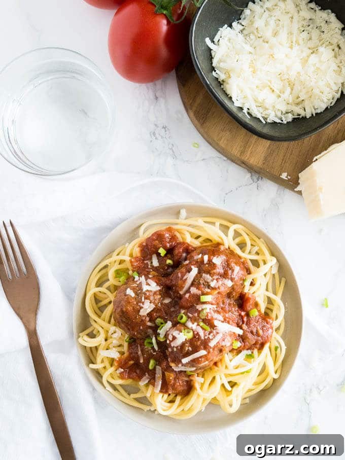 Effortless Slow Cooker Italian Meatballs 4 Easy Crockpot Italian Meatballs smothered in a homemade marinara sauce made with Italian herbs and balsamic vinegar. This recipe comes together in minutes and will have everybody begging for seconds!