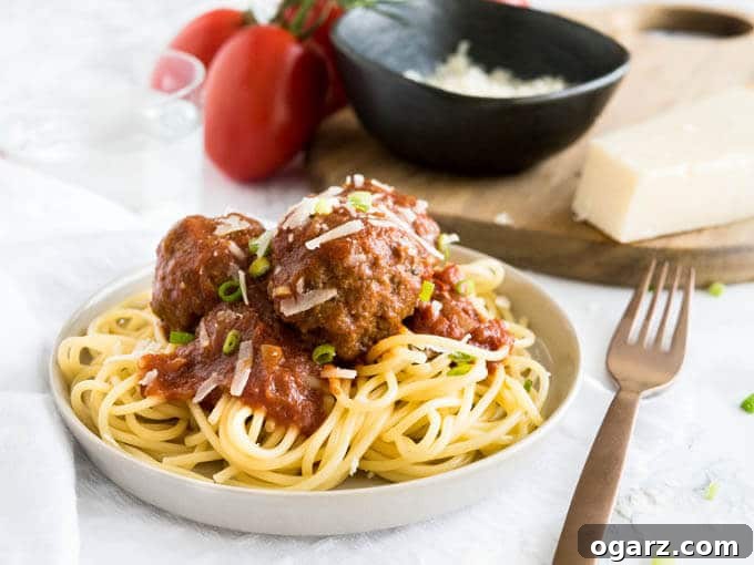 Effortless Slow Cooker Italian Meatballs 6 Easy Crockpot Italian Meatballs smothered in a homemade marinara sauce made with Italian herbs and balsamic vinegar. This recipe comes together in minutes and will have everybody begging for seconds!