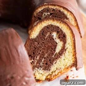A slice of Marmorkuchen.
